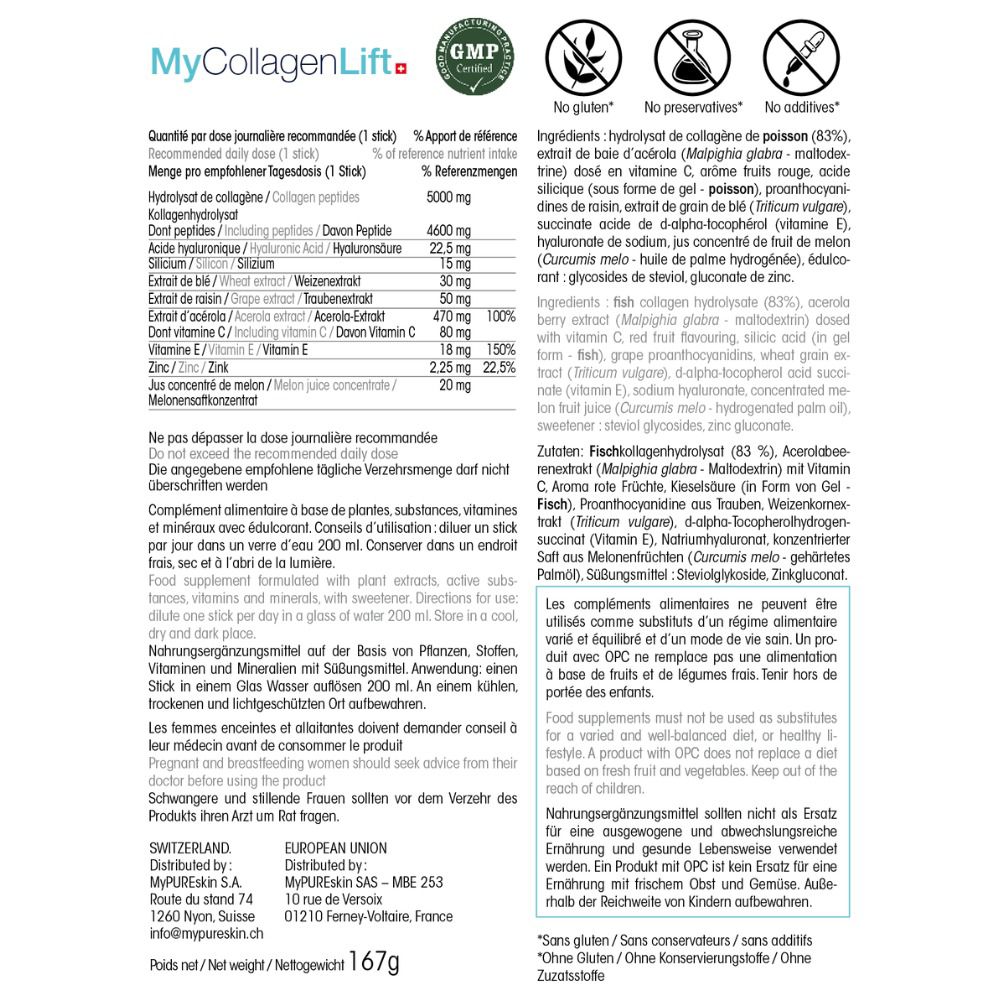 My Collagen Lift ® | Nutricosmetico